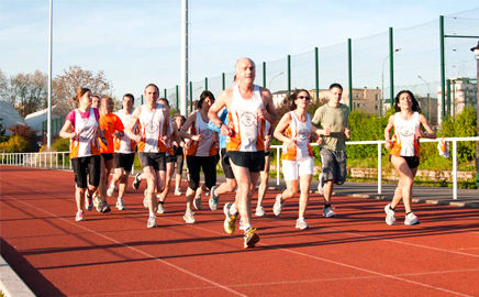 Entraînement d'athlétisme à Paris à l'APSAP-VP
