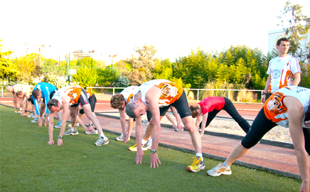 Entraînement de course à pieds à Paris à l'APSAP-VP