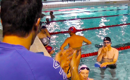 Cours de natation pour enfants à Paris à l'APSAP-VP