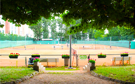 Cours de tennis collectifs, individuels et loisirs à Paris à l'APSAP-VP au stade Jean Dixmier