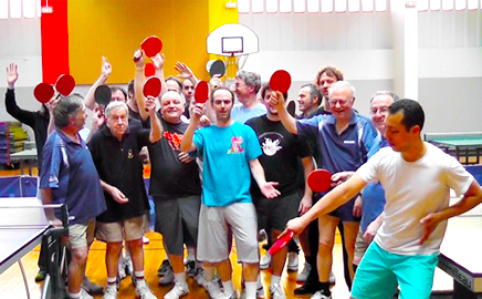 Tennis de table à l'APSAP-VP au Gymnase Parmentier