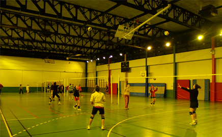 Entraînement de volley-ball à Paris à l'APSAP-VP